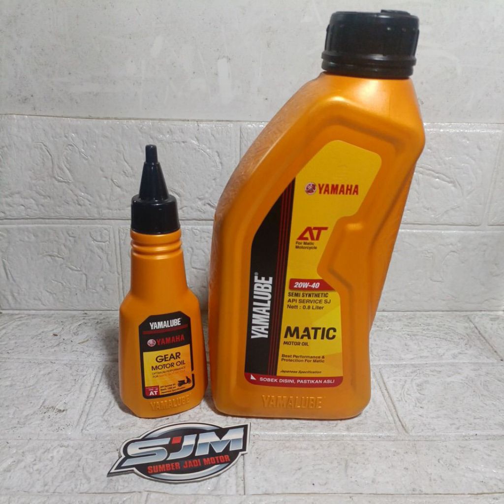 oli mesin mio sporty smile lama dan oli gardan SET yamalube matic matik