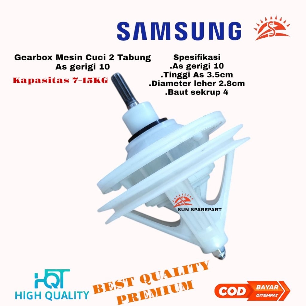 Gearbox Samsung As Gerigi 10 Mesin cuci samsung 2 Tabung kapasitas 7-15KG