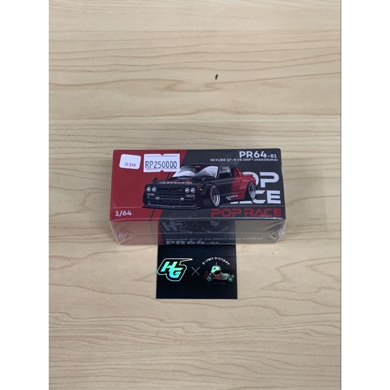 POP RACE Skyline GTR V8 Drift Hakosuka Hitam Advan