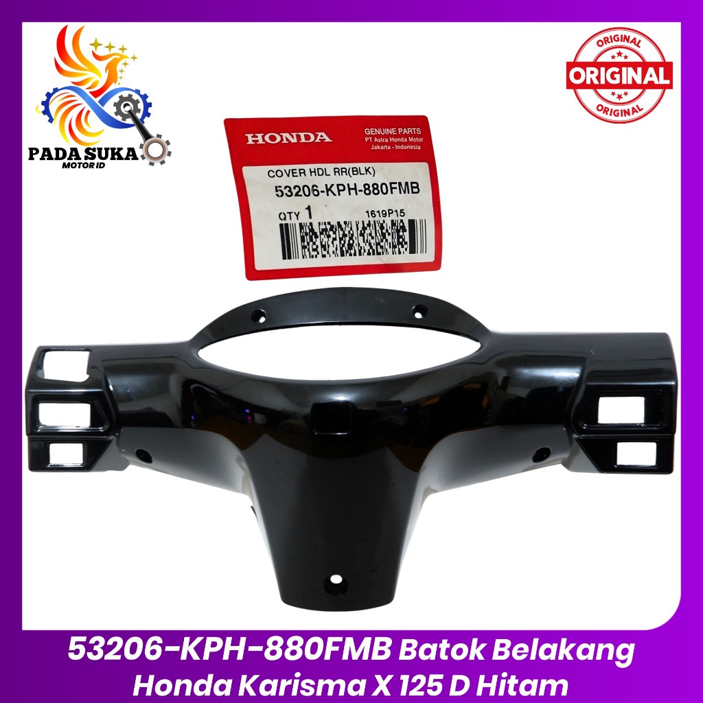 Batok Belakang Honda Karisma X 125 D Hitam 53206KPH880FMB ORIGINAL 100% HARGA TERMURAH