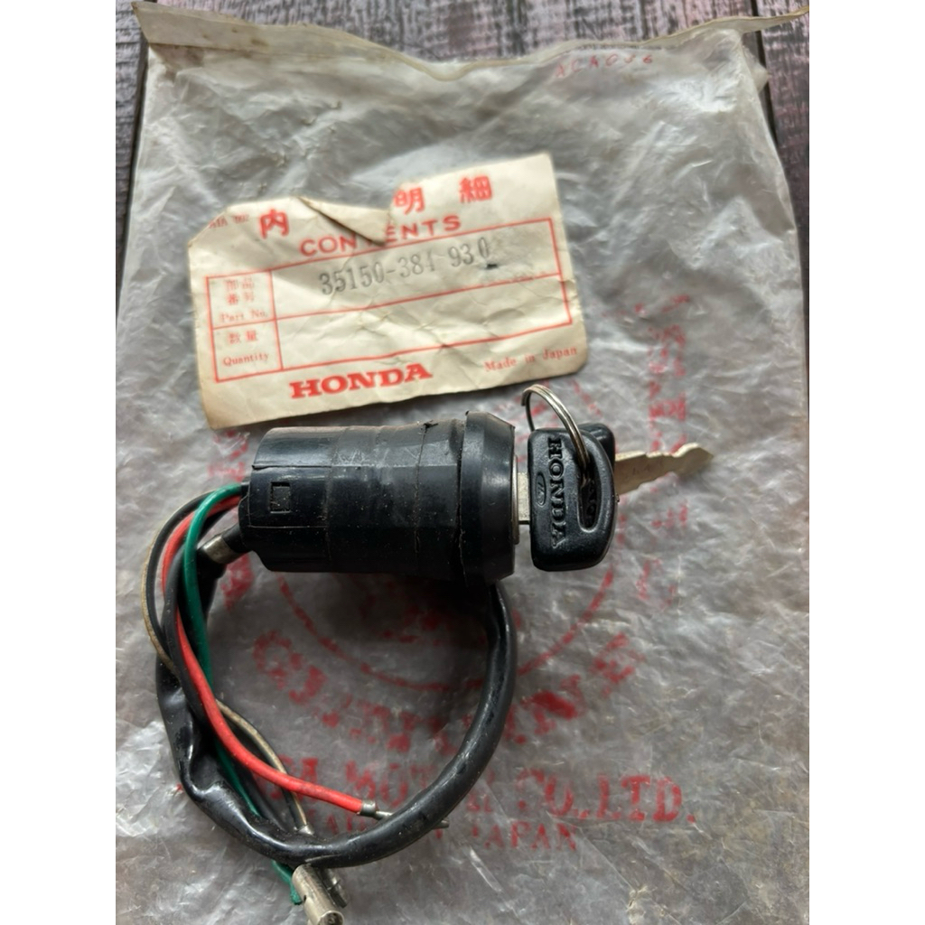 kunci kontak honda gl100/125 original baru