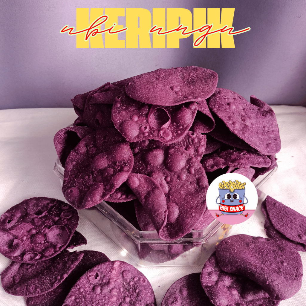 

Bibi Snack - Keripik Ubi Ungu Manis 1kg