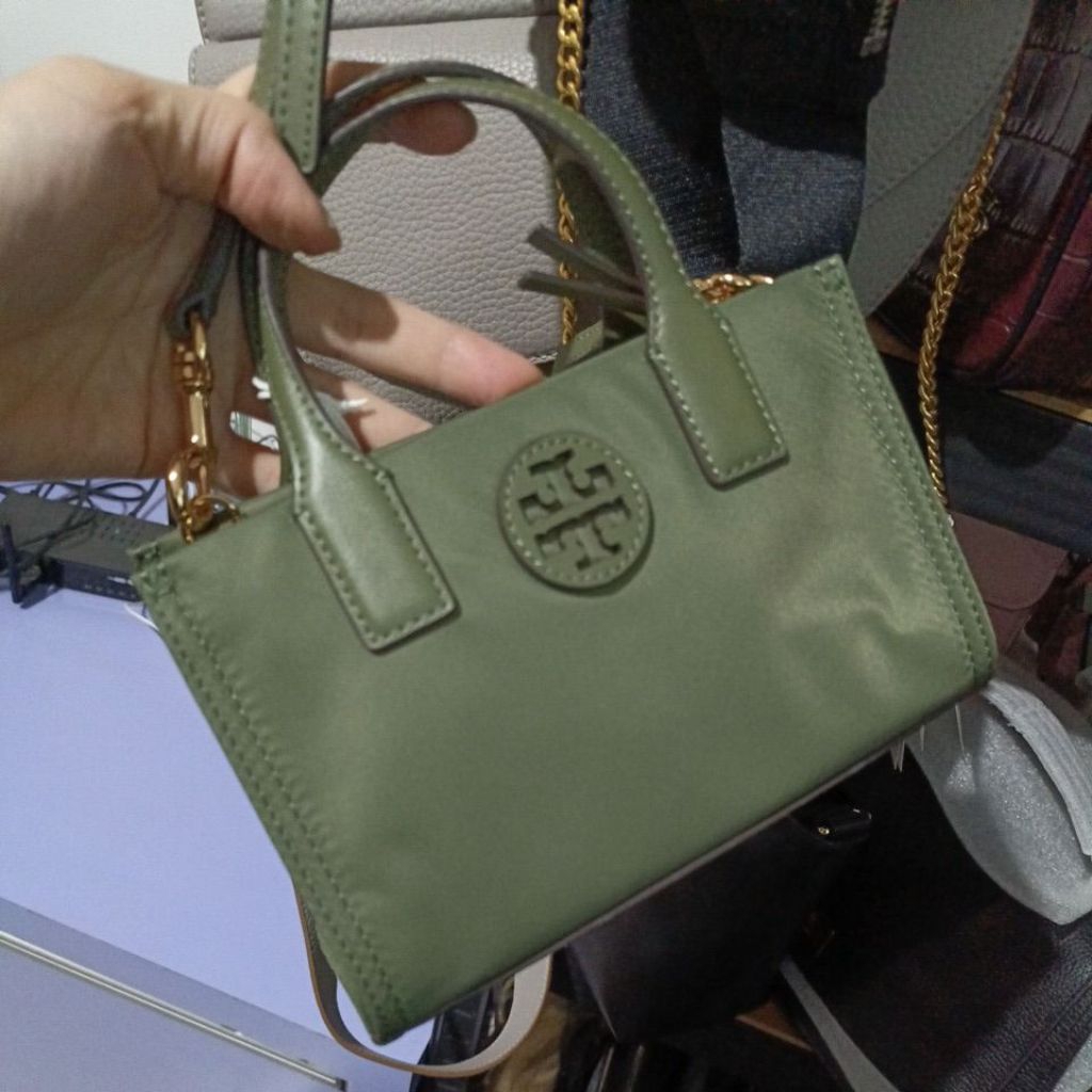 Tas Crossbody TB Ella mini black dan hijau army