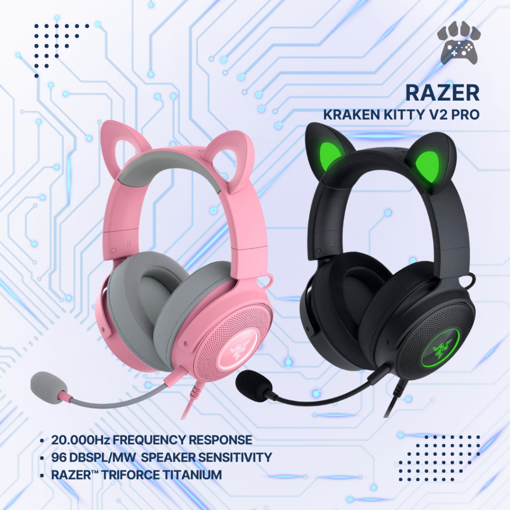 Razer Kraken Kitty V2 Pro - Wired RGB Headset