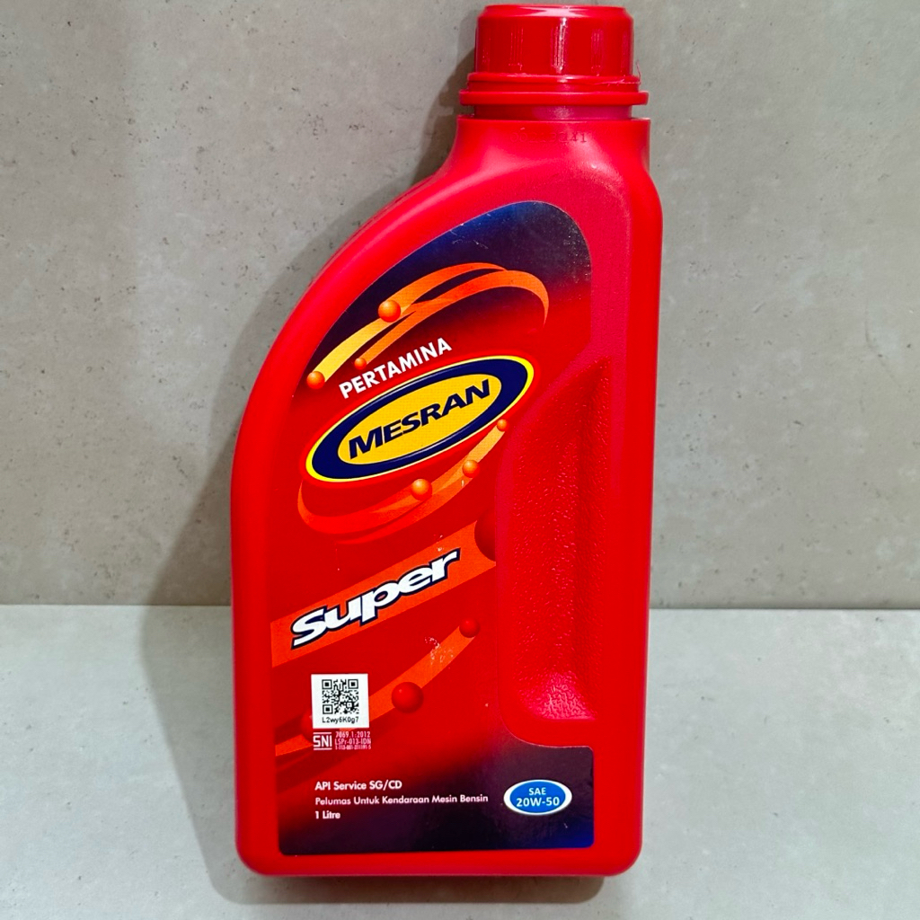 Oli MESRAN SUPER 1 LITER Oli Mesran Super 20-50 Bensin Oli Mesran Super 1L