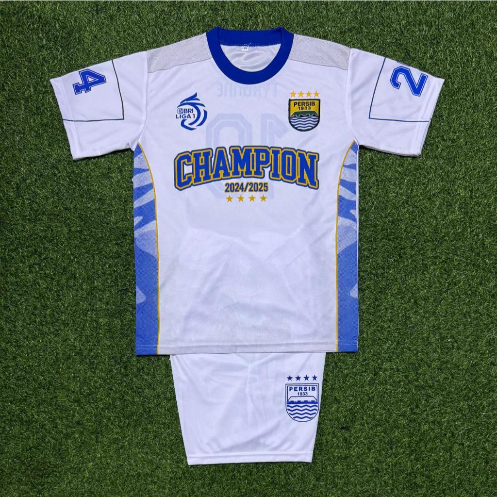 Setelan Anak Persib Bandung Bintang 4 Terbaru 2025 Jersey Persib Bandung Terbaru Piala Presiden Paka