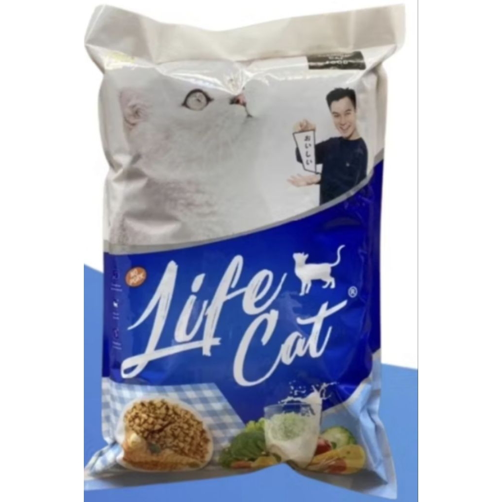 LIFE CAT MAKANAN KUCING KERING DRY FOOD CAT FOOD DEWASA/ANAKAN LIFE CAT