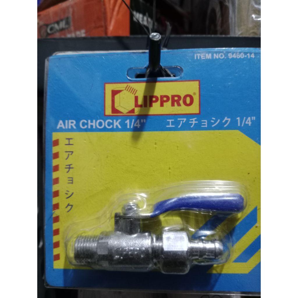 Kran Angin Kompresor LIPPRO Air Chock 1/4" KERAN