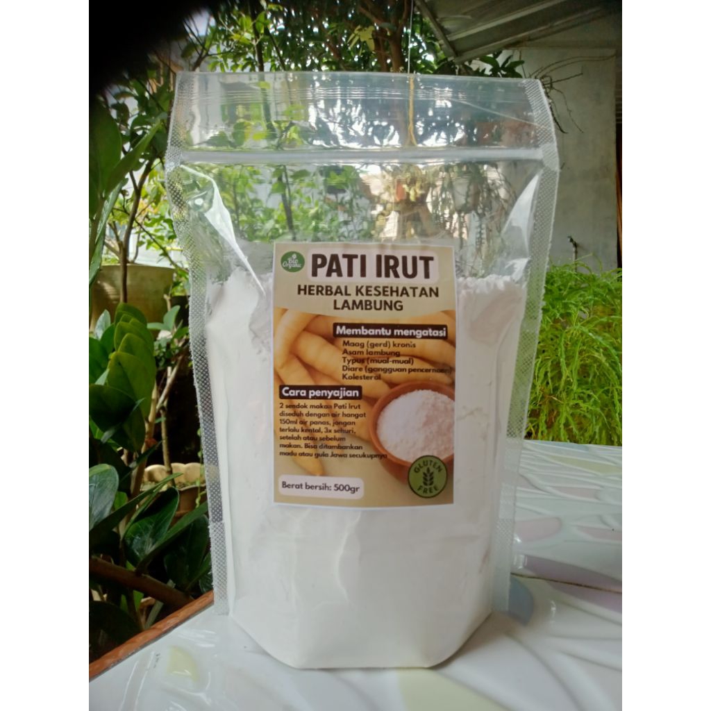 

Tepung Garut Pati Irut Sehat Alami Herbal Untuk Mengobati Maag Asam Lambung 500gr