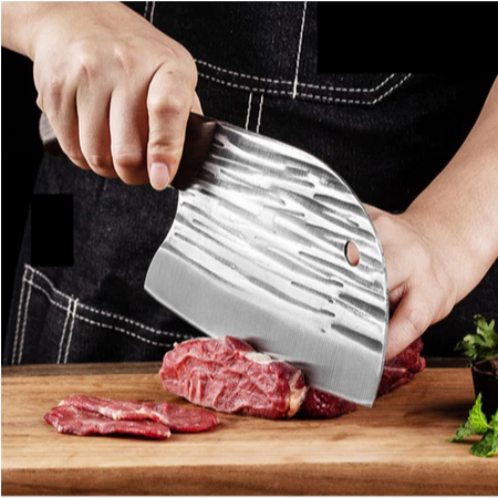 Pisau Daging Pisau Koki Jepang Super Tajam Stainless Steel / Pisau Dapur Alat Pemotong Daging Sayur 