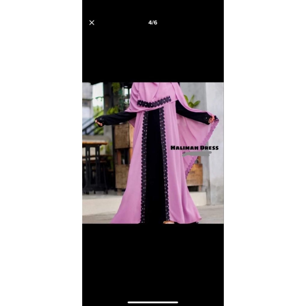 ABAYA HALIMAH DEWASA