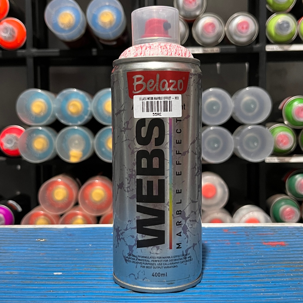 

Red Webs Marble Effect - Belazo 400 ml - Spray Paint