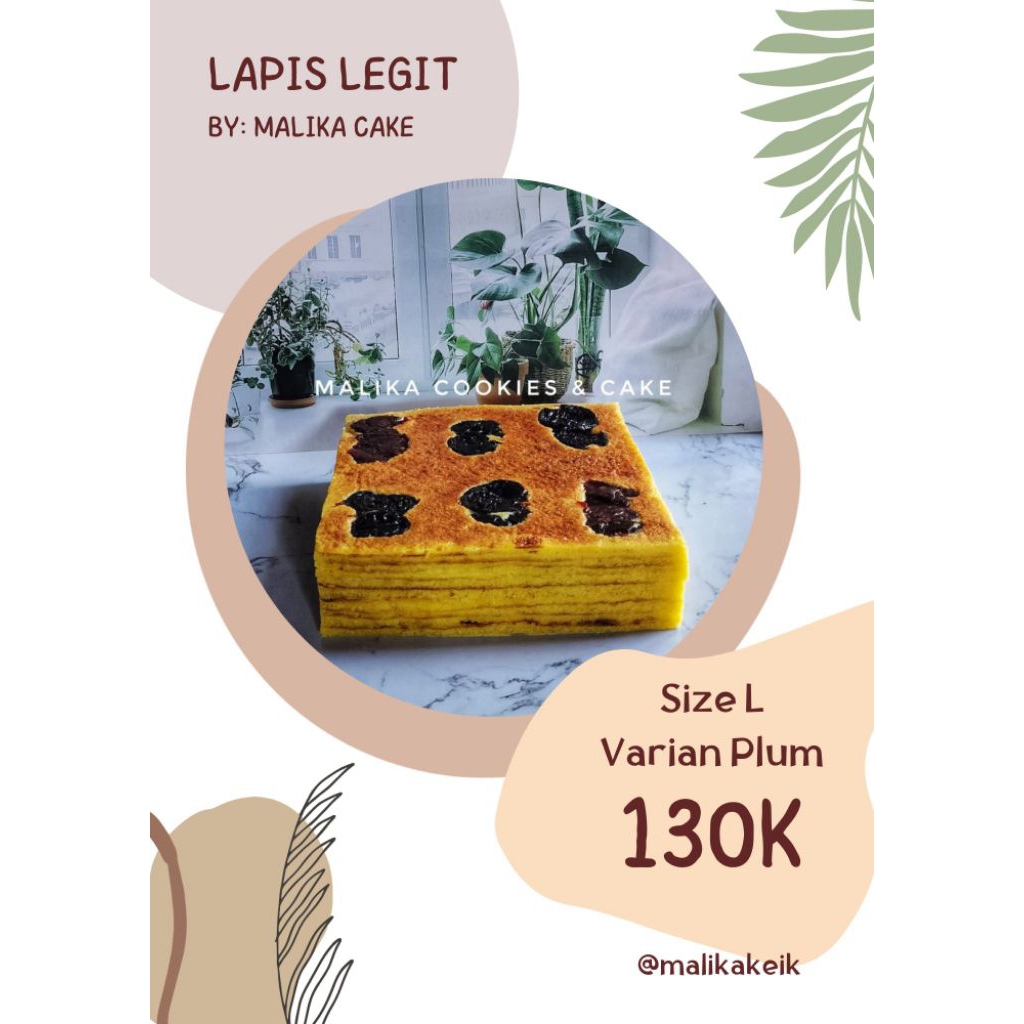 

Lapis Legit Plum 18x18cm