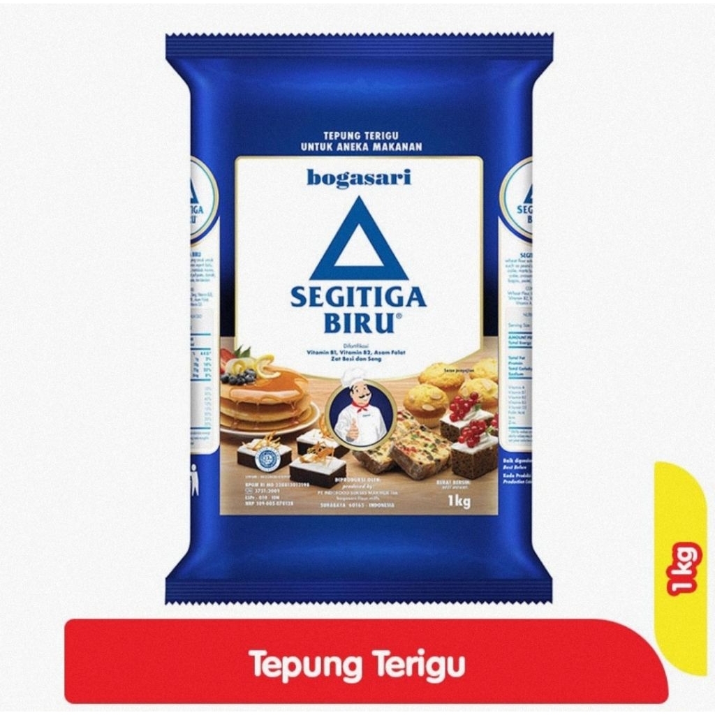 

Tepung Terigu Segitiga Biru 1 Kg