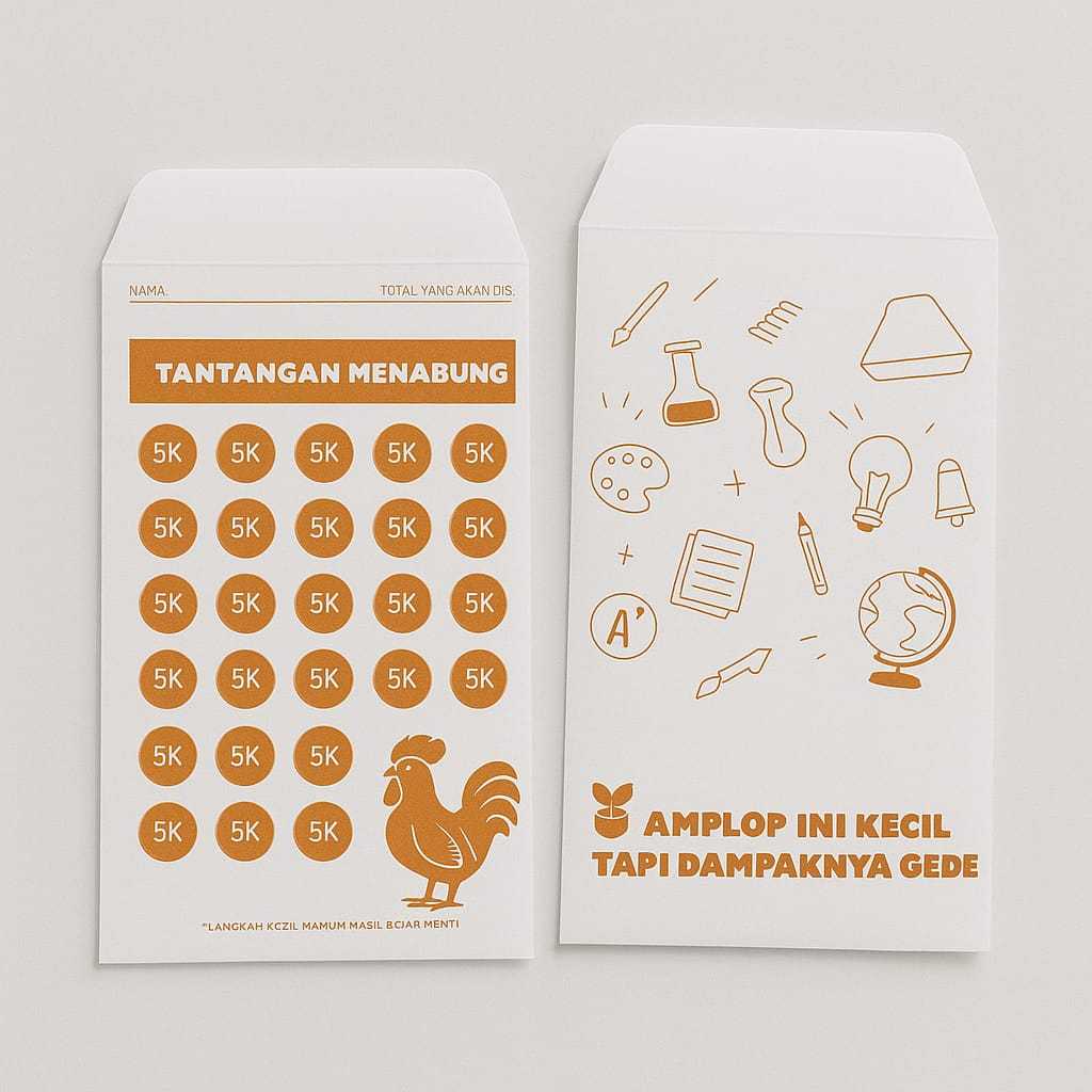 

TANTANGAN MENABUNG AMPLOP SAVED MONEY CHALLANGE