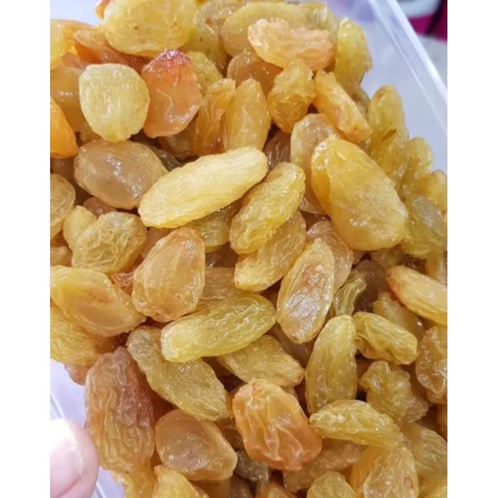 

Kismis manis asem semi jombo 1kg best quality kismis golden raisin manis asem semi jombo 1kg best quality