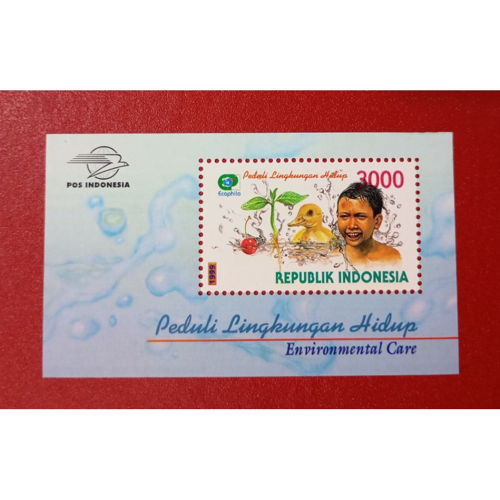 

SS SOUVENIR SHEET PEDULI LINGKUNGAN HIDUP 1999