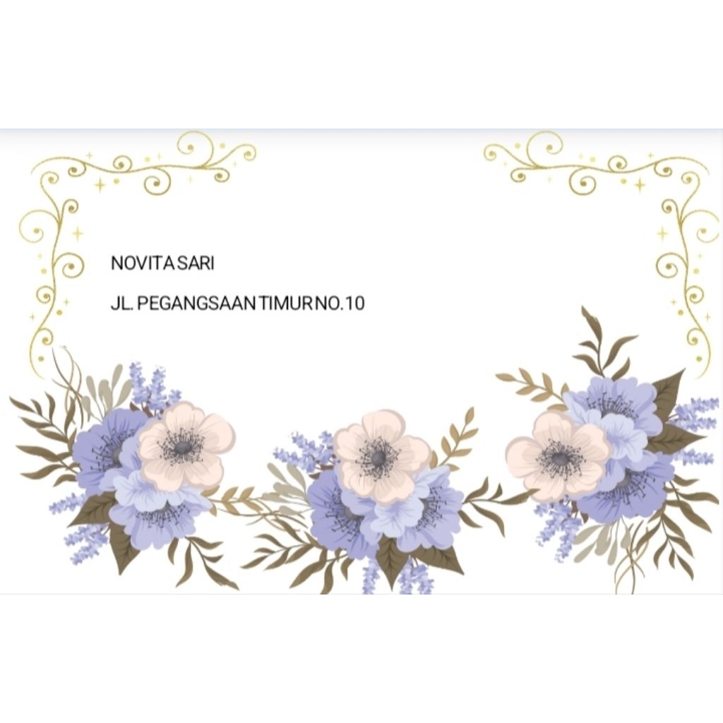 

Amplop Kondangan Custom Nama