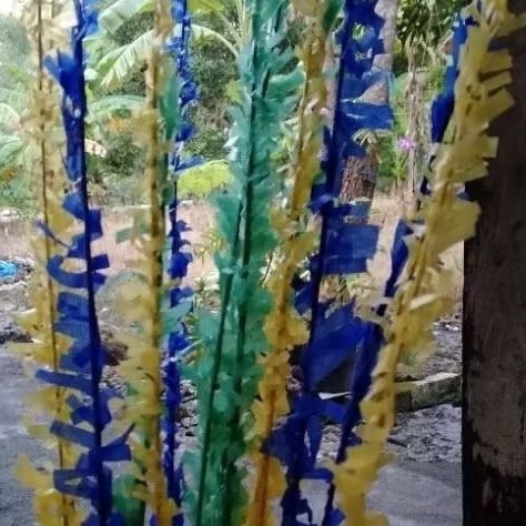 BUNGA MANGGAR - RAMBUT ONDEL" KERTAS MINYAK