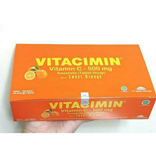 Vitacimin Orange 1 Box || Vitacimin Orange 100 Tablet || Tabet Vitamin C