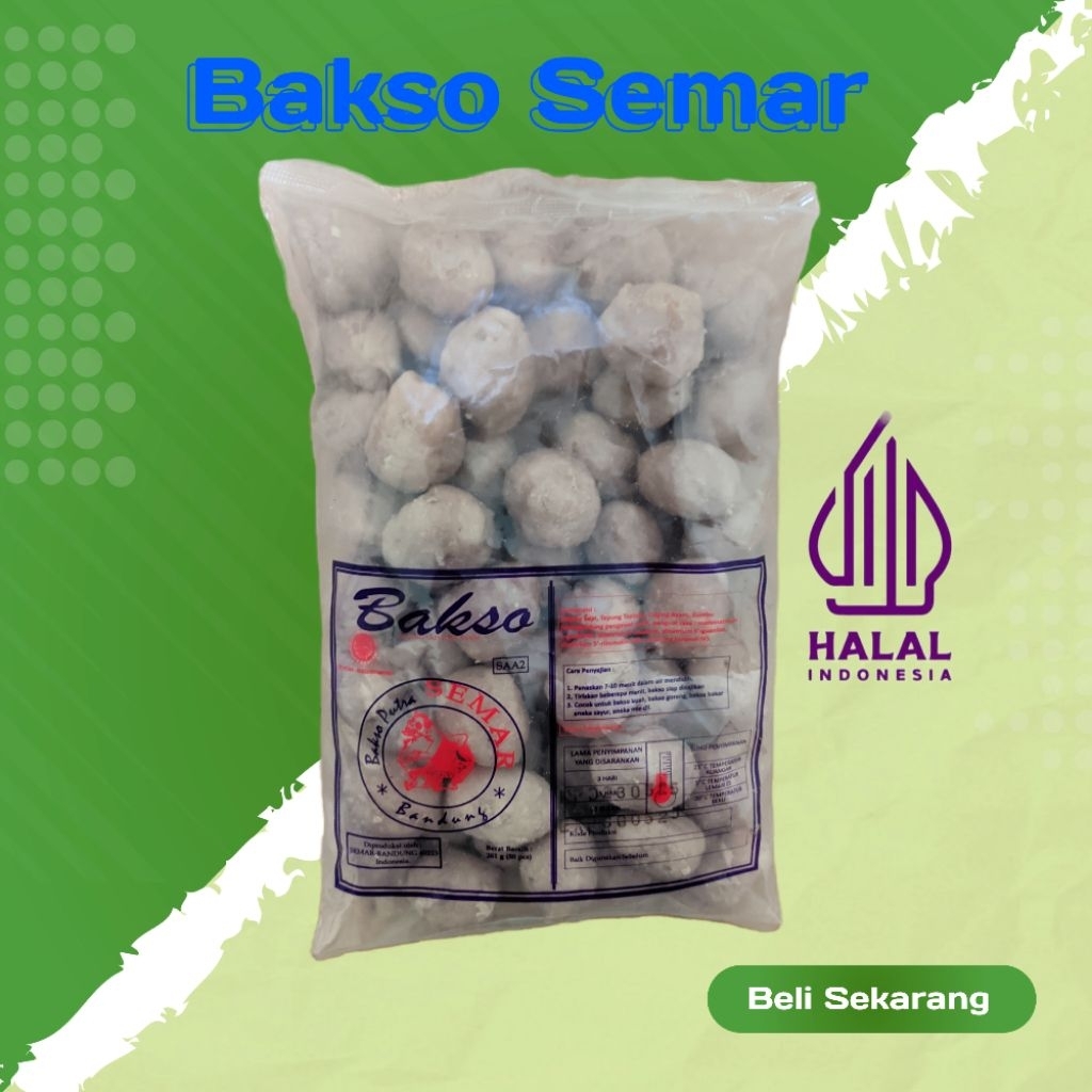 

BAKSO SAPI SUPER KECIL CAP SEMAR ISI 50