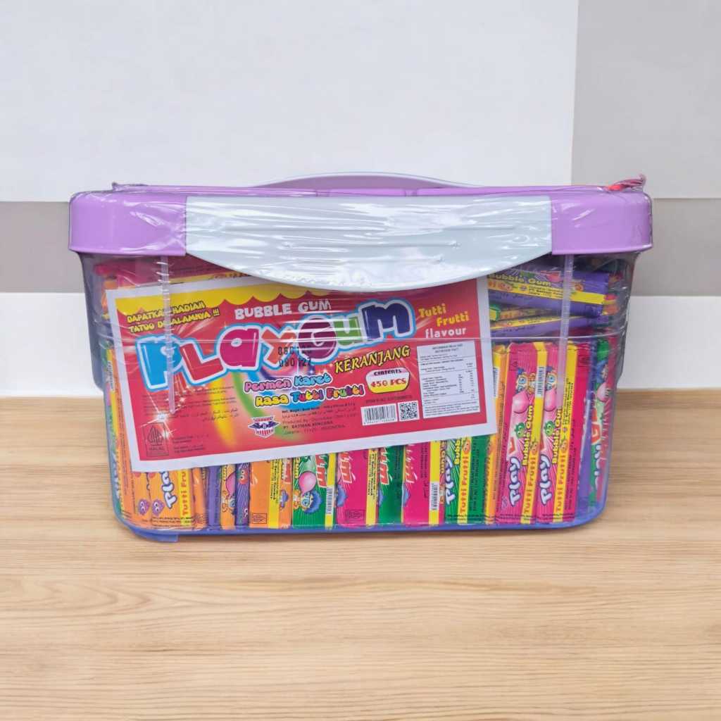 

Playgum permen karet / bubblegum 1 ples isi 450 pcs