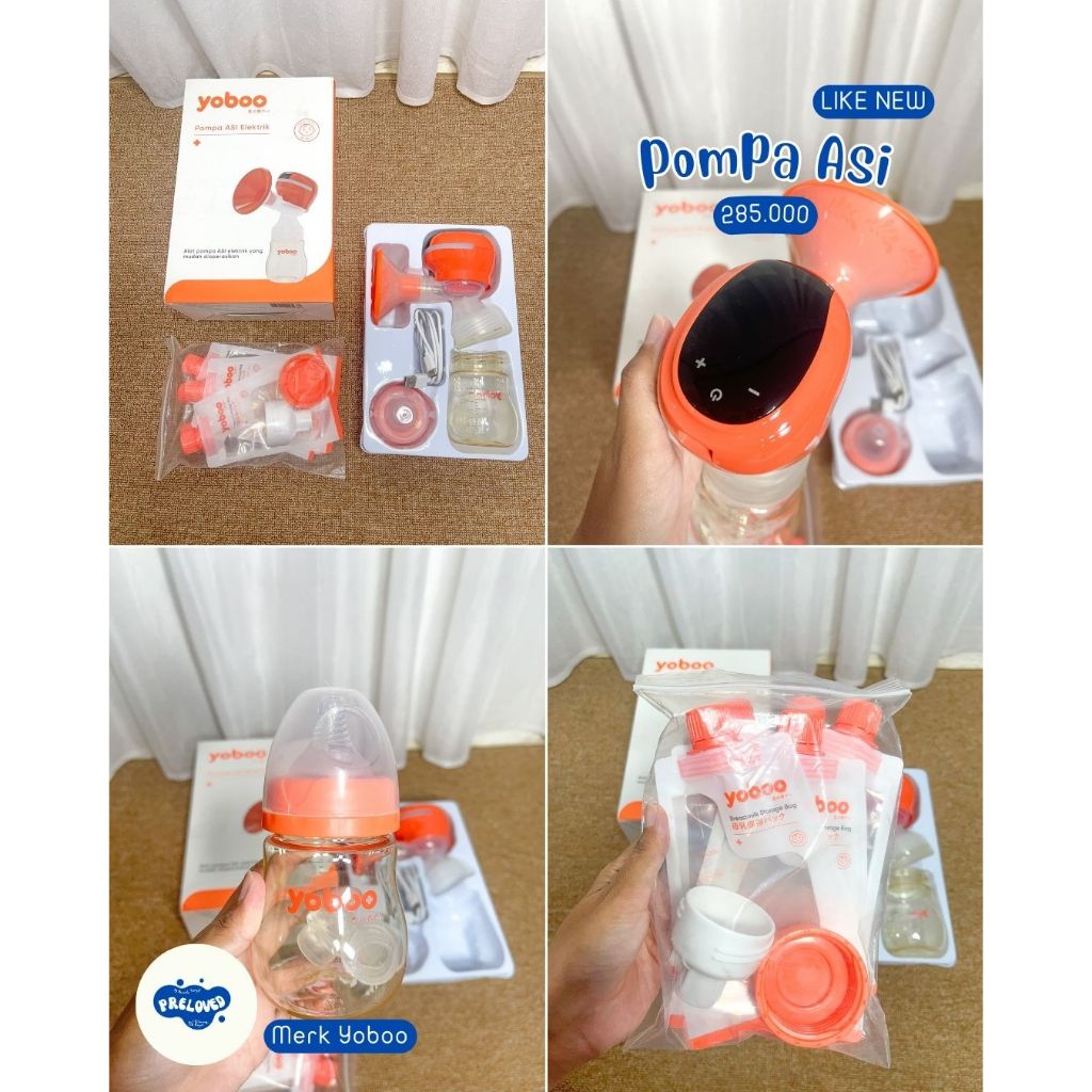 preloved pompa asi yoboo +admin shopee 10%