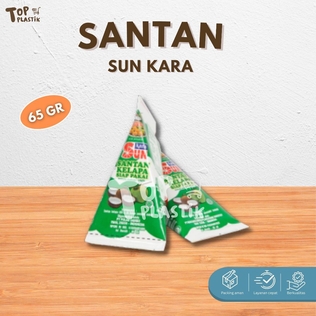 

Santan Kara 65gr segitiga hijau santan kelapa cair instan