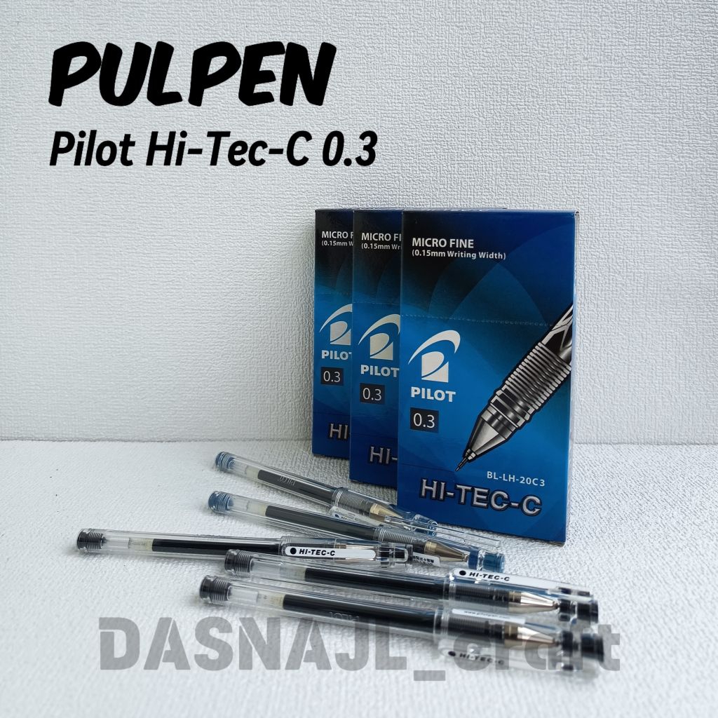 

Pulpen Hi Tec C 0.3 Pilot Hi Tech 0.3 Hitec C