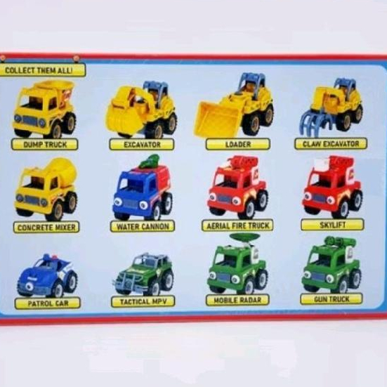 EMCO Mainan Kendaraan Mighty Machines Buildables Emco