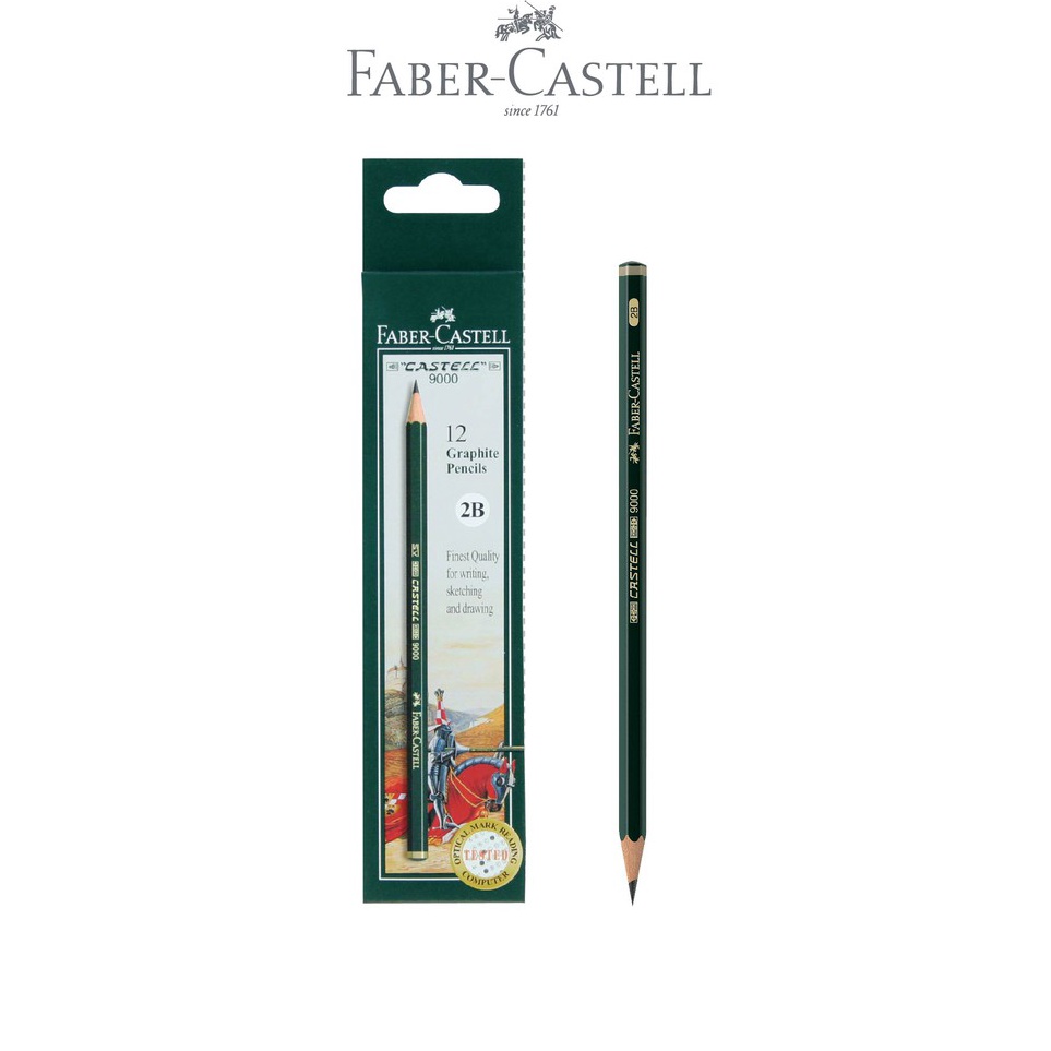 

FaberCastell Pensil Tulis Ujian 2B Castell 9 Set 12 KODE E2F9