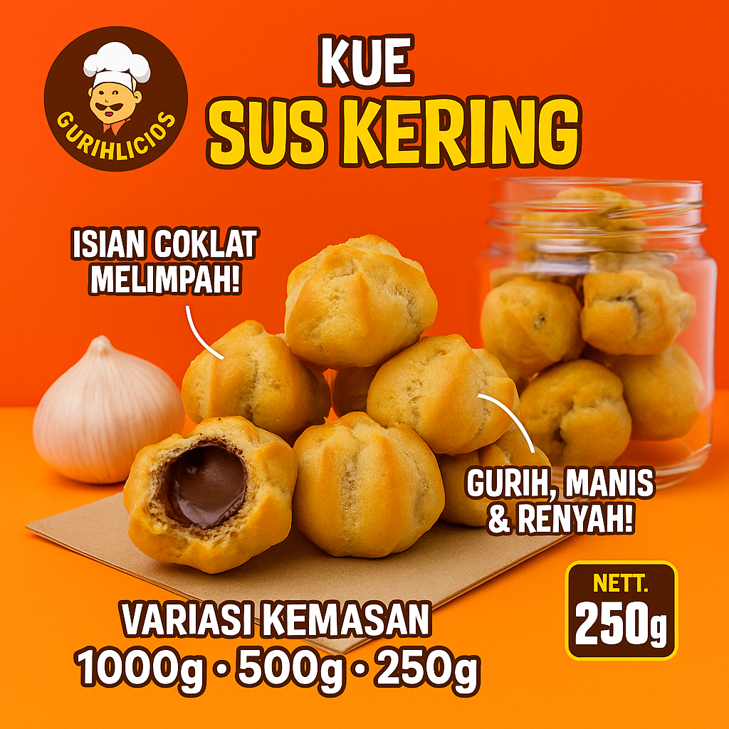 

Kue Sus Kering Coklat Premium Soes Coklat – Renyah, Lumer, & Gurih Harga Murah