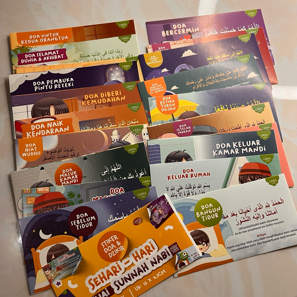 

Stiker Do’a & Dzikir Sehari-hari isi 20 Lembar