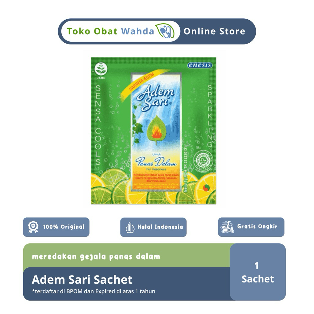 

PANGKEP | Adem Sari Sachet - Membantu Meredakan Panas Dalam, Sariawan.