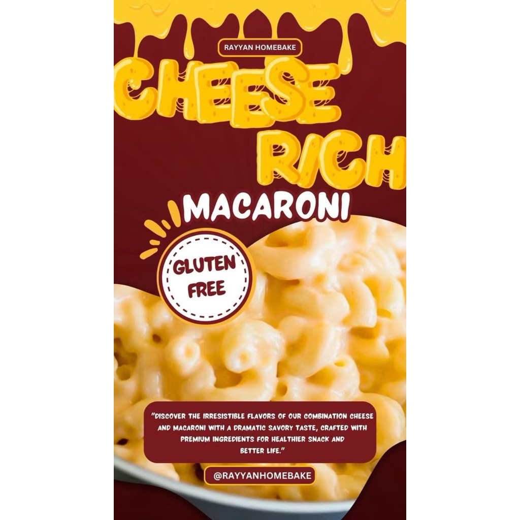 

Cheese rich macaroni