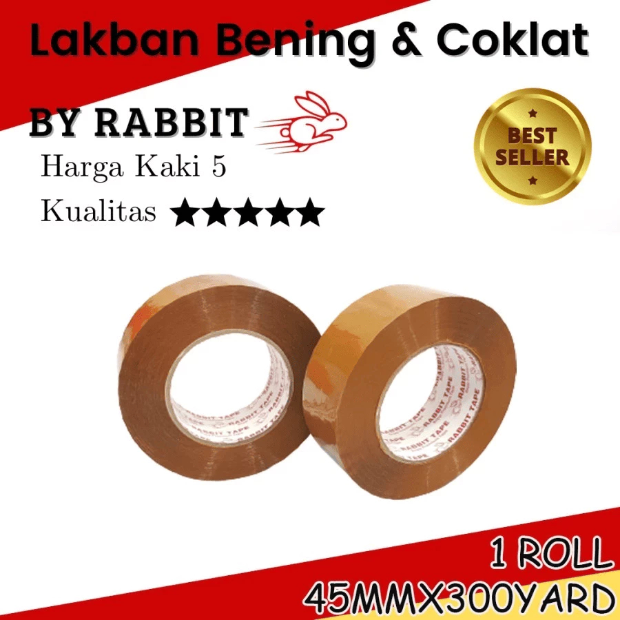 

Lakban Rabbit Tape 2 inch x 300 yard