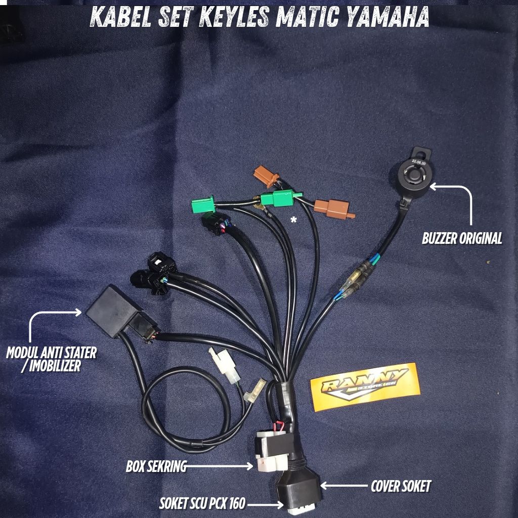 Kabel SET SCU PCX 160 PNP Matic Yamaha Series Nmax Aerox Freego Fazio Xeon Mio