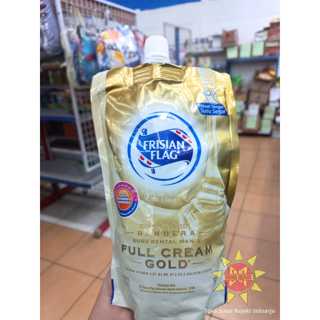 

Frisian Flag Bendera Full Cream Gold Pouch 280 gram