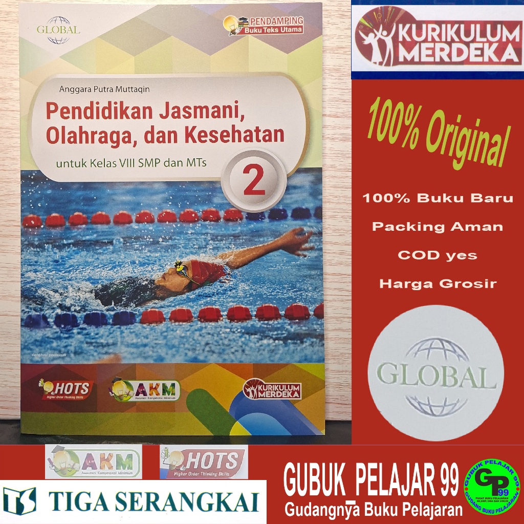 Pendidikan Jasmani, Olahraga, dan Kesehatan ( PJOK ) Kelas 8 SMP Kurikulum Merdeka PT Tiga Serangkai