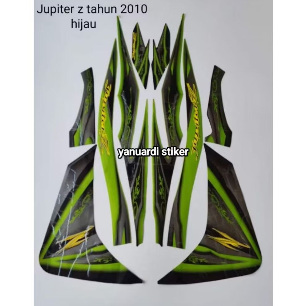 striping stiker list Jupiter z robot tahun 2010 Jupiter z new 2010