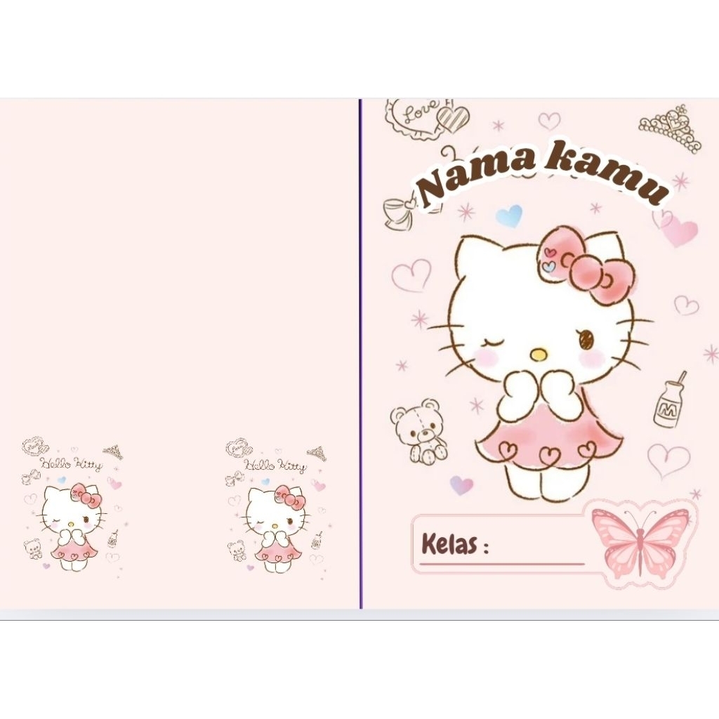 

Buku tulis costum karakter perempuan | buku lucu | buku tulis nama sendiri
