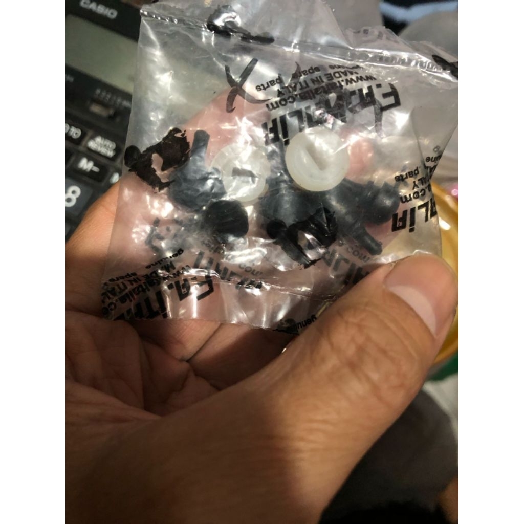 Plastik set karet dumper tutup mesin tepong vespa PTS Spesial Darling SS90 vespa Smallframe