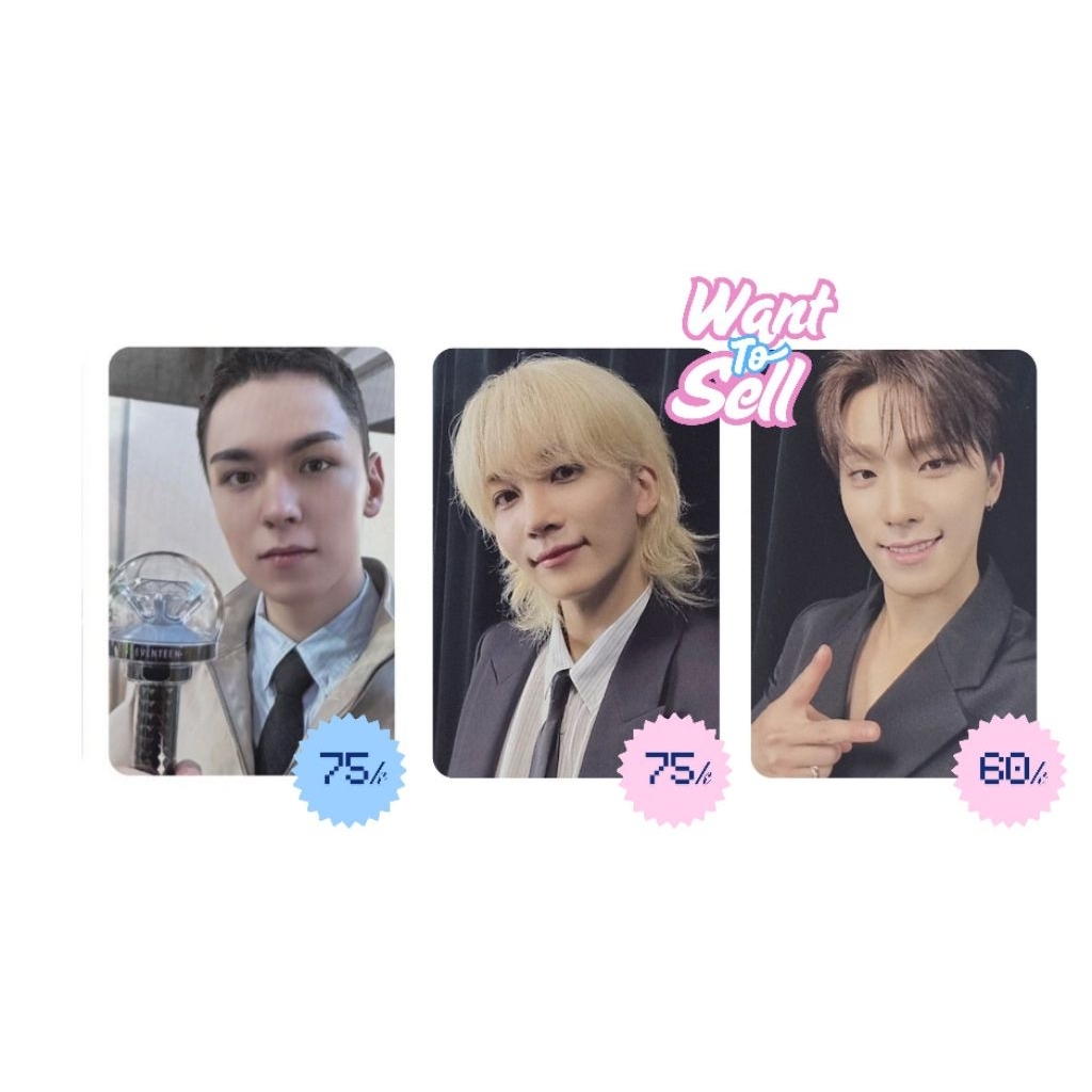 Caratzone Caratland Digicode Vernon Woozi Official Photocard Seventeen Jeonghan Wonwoo Mingyu