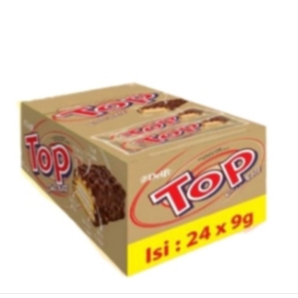 

DELFI TOP COKLAT WAFER 13/9 gram ( 1 PAK ) ISI 24 PCS ECERAN 1.000