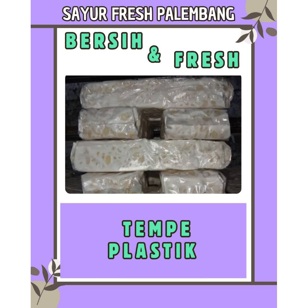 

TEMPE PLASTIK FRESH & BERSIH - PALEMBANG
