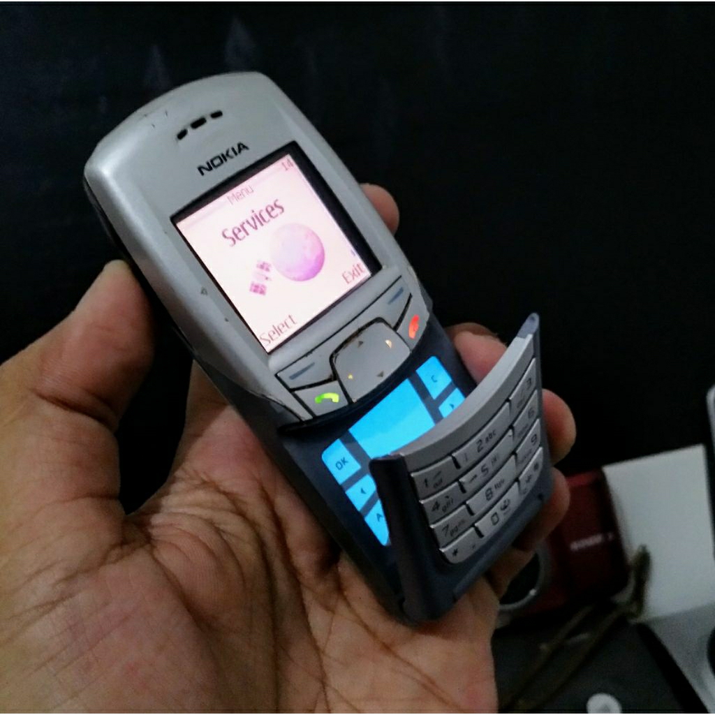 Hp jadul Nokia 6108 flip unik original hp langka no e90 n gage