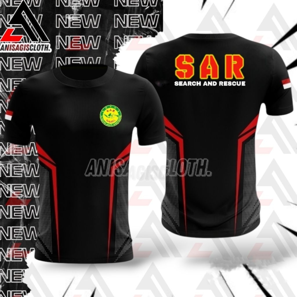 Kaos Jersey SAR || Kaos Jersey Olahraga SAR new motif terbaru