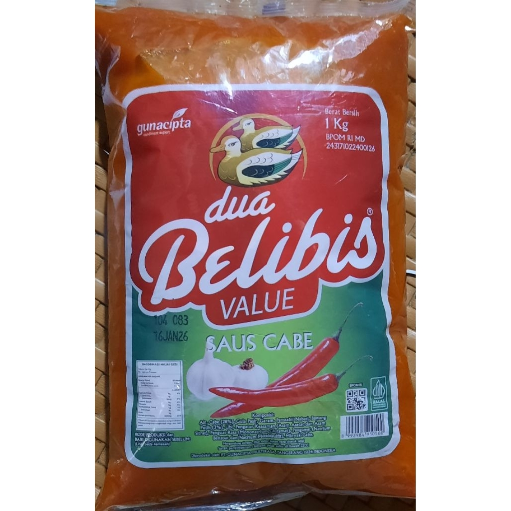 

Saos Sambal Belibis 1 Kg