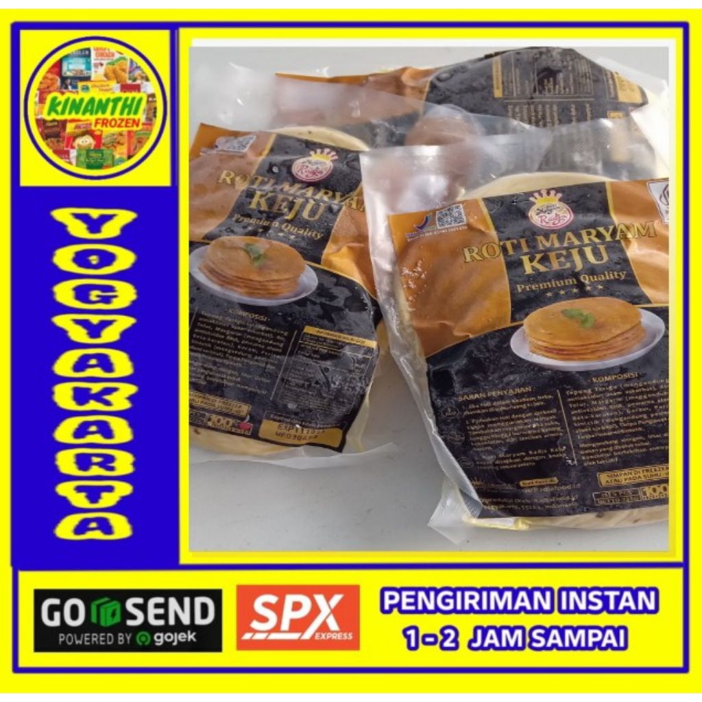 

Roti Maryam Raja Keju, Frozen jogja