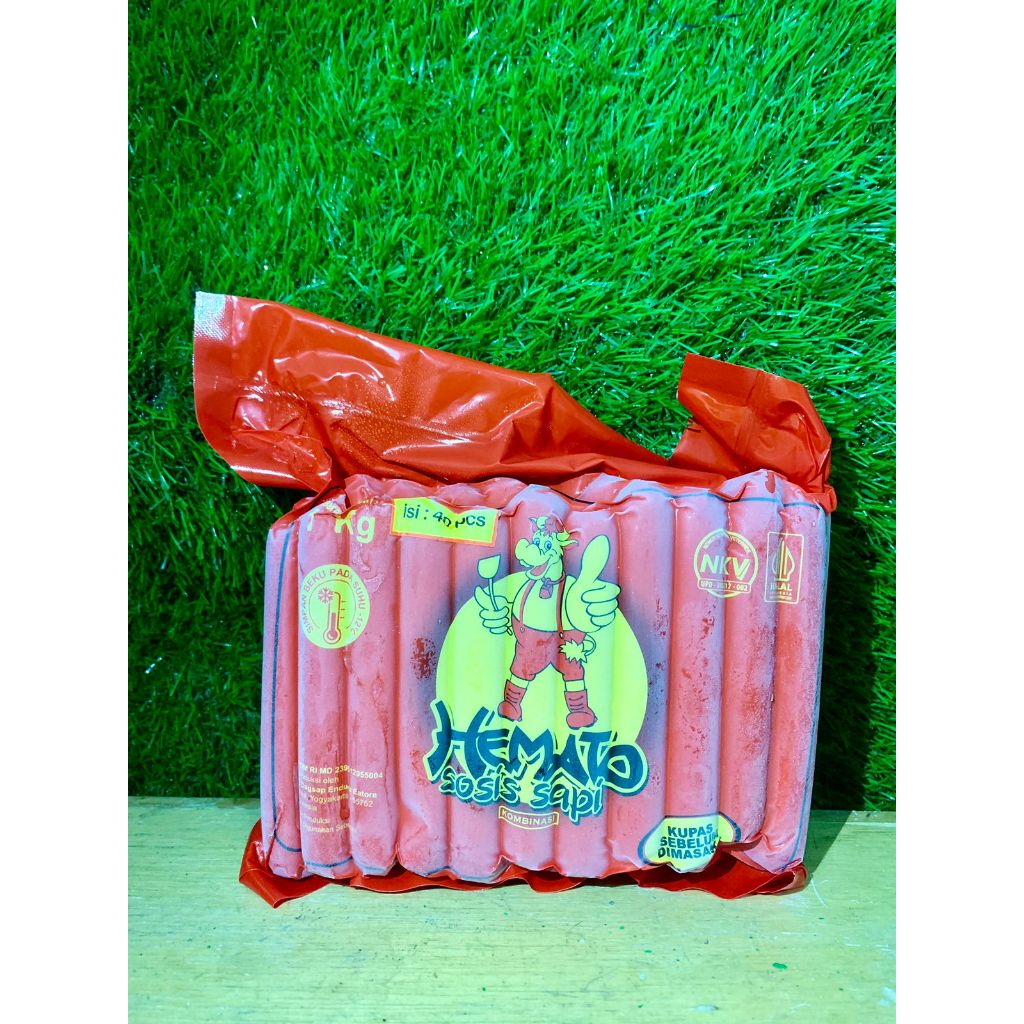 

Hemato Sosis Sapi Kombinasi Berat Bersih 1kg
